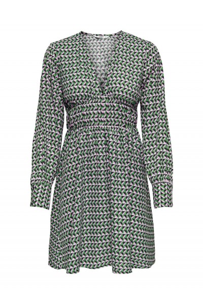 ONLDIEM DRESS V-NECK L/S