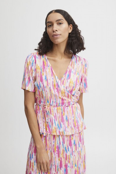 BYMMJOELLA WRAP BLOUSE S/S