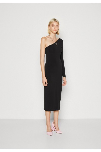 PCMIMMI L/S ONE SHOULDER DRESS 2