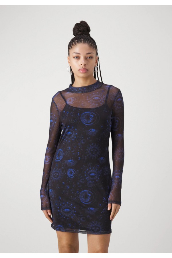 NMCARRIE L/S HIGHNECK DRESS