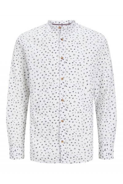 JJLINEN BLEND BAND SHIRT L/S