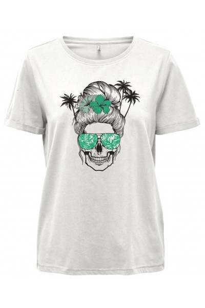 ONLSALLY S/S SKULL TOP