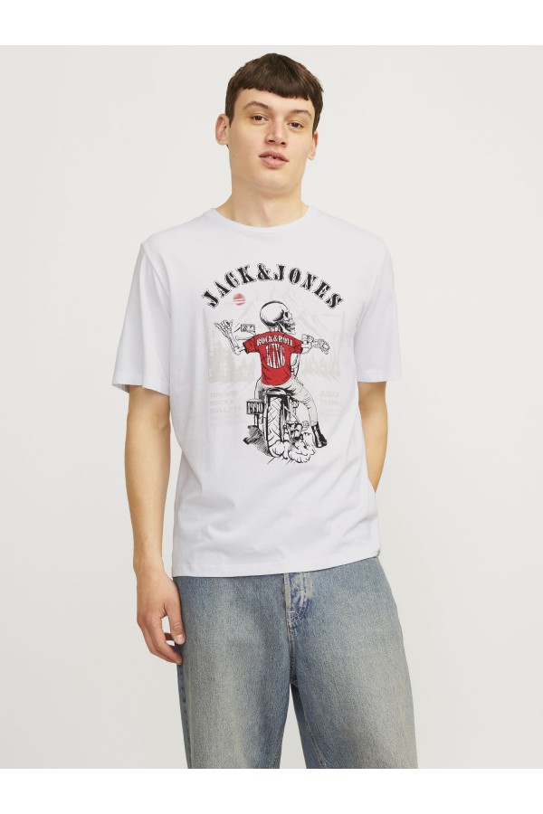 JJSKULL ROCK TEE S/S O-NECK