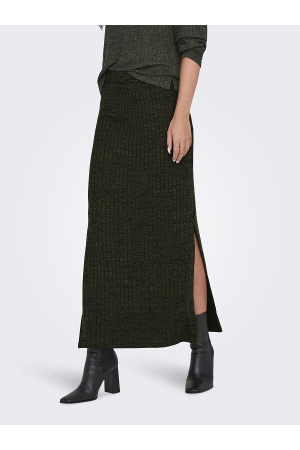 JDYINEZ MIDI RIB SKIRT