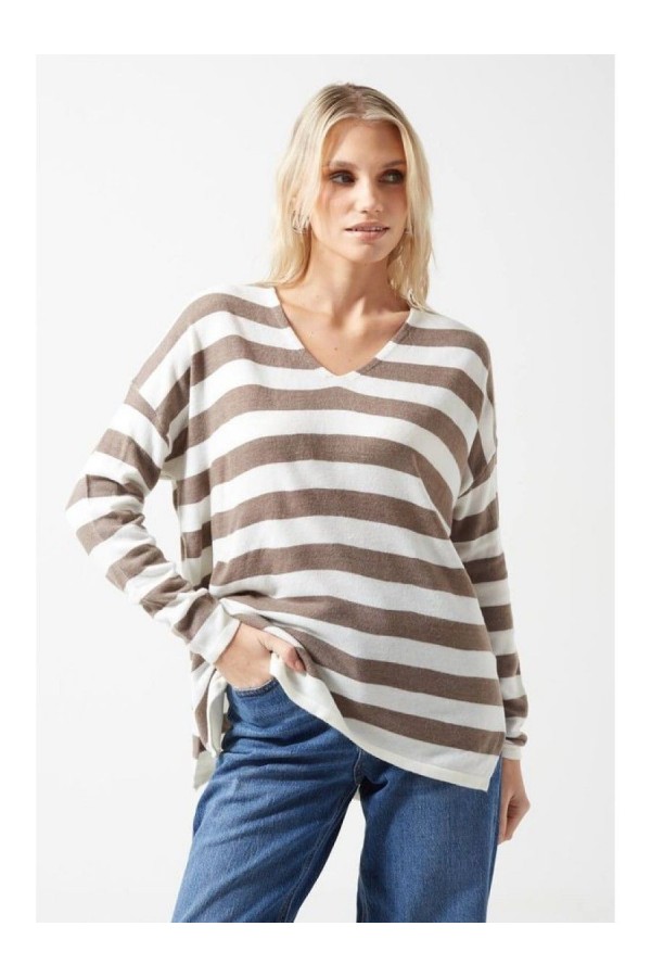 ONLAMALIA L/S V-NECK KNIT