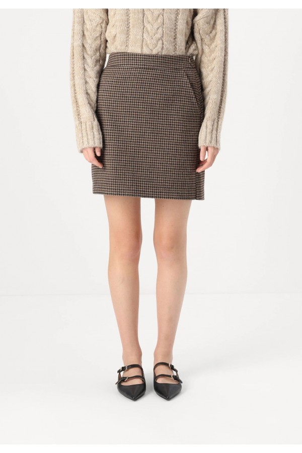 VMJULIE CHECK HW SHORT SKIRT