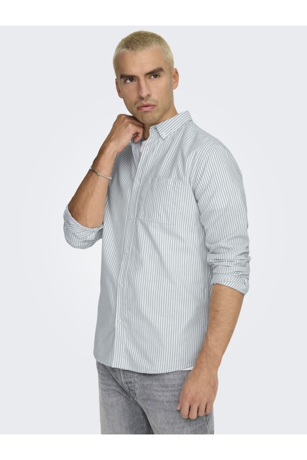 ONSALVARO L/S OXFORD STRIPE SHIRT