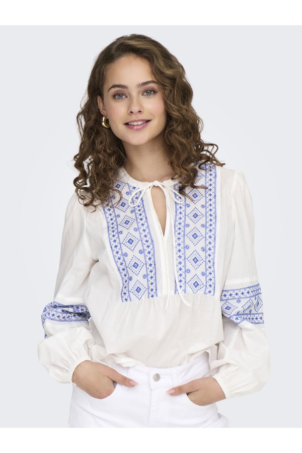 JDYLULU L/S EMBROIDERY SHIRT