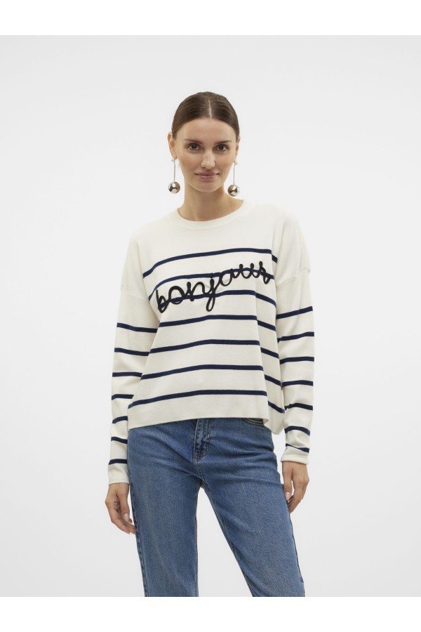 VMARIA BONJOUR L/S O-NECK PULLOVER