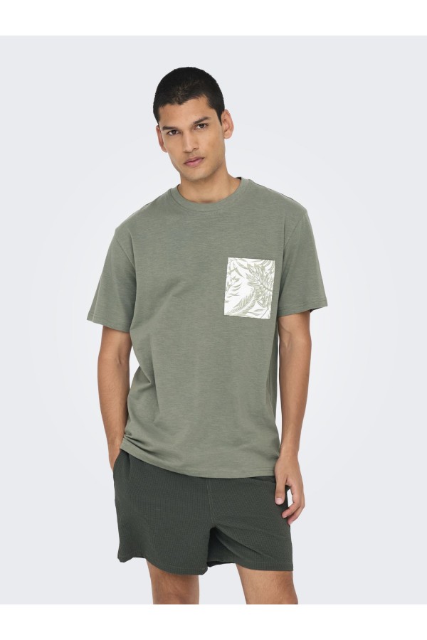 ONSPERRY LEAF S/S POCKET