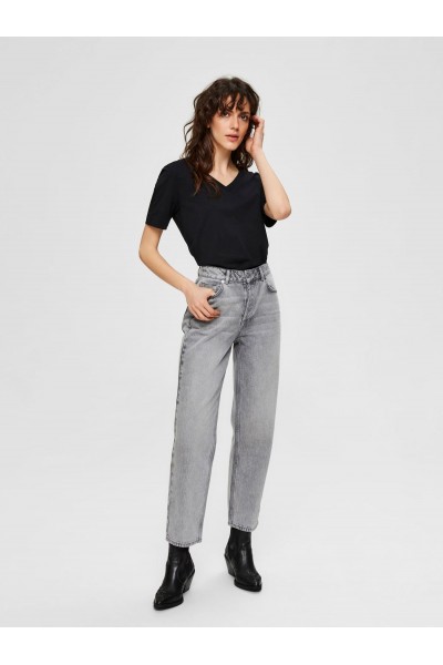 SLFSTANDARD S/S V-NECK TEE 2