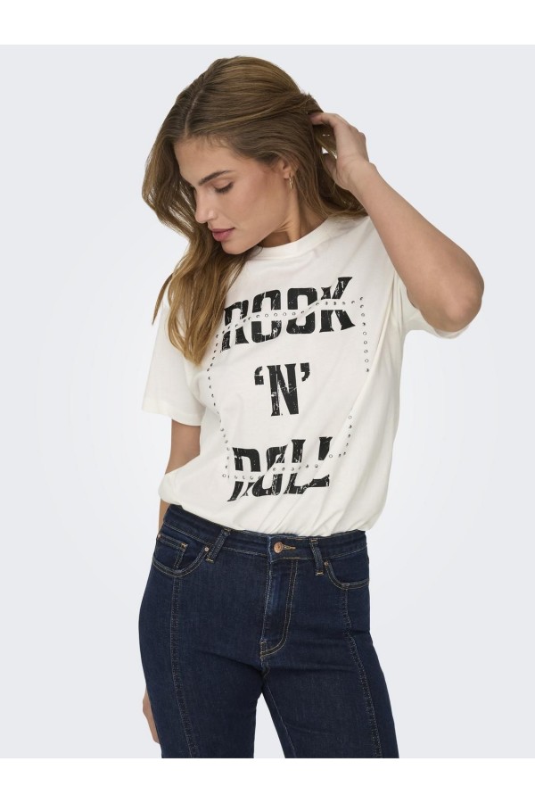 ONLDOLLA S/S STUDS TOP