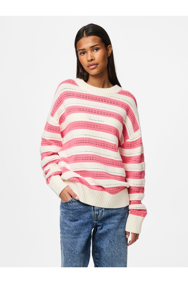 PCFANNI L/S O-NECK KNIT