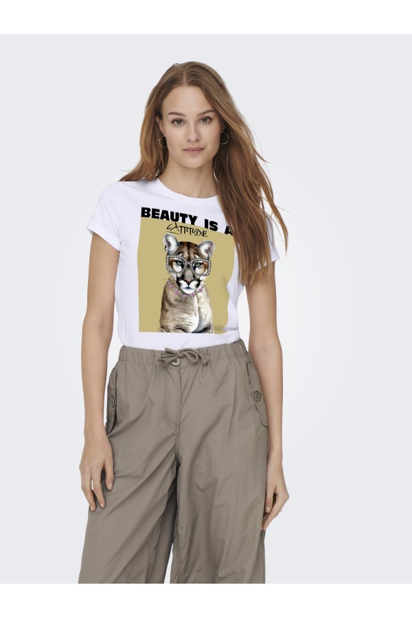 ONLVIBE S/S GLASSES TEE