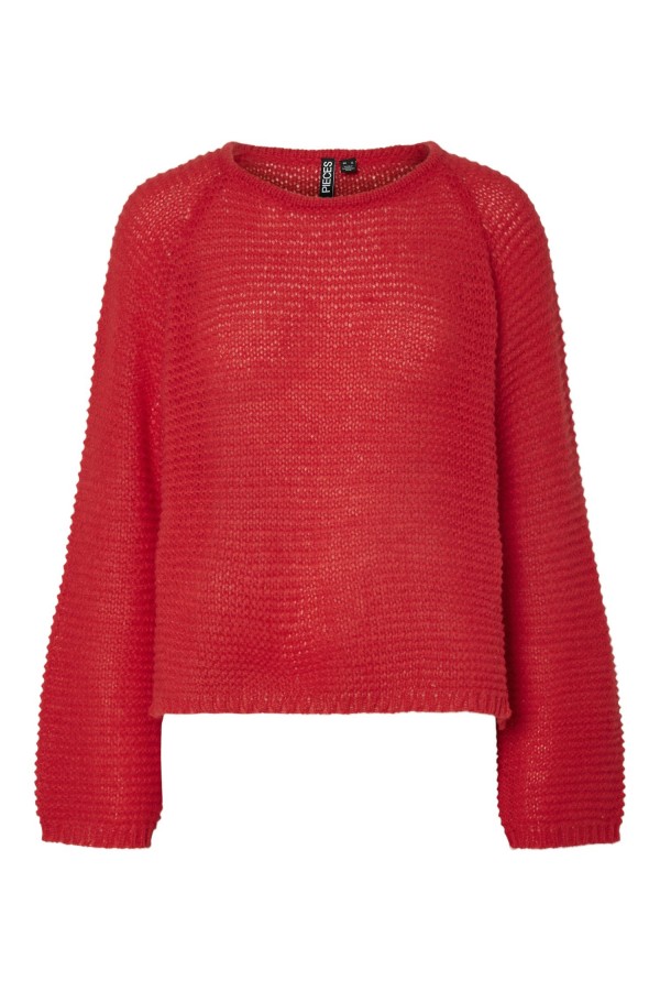 PCTOYA L/S O-NECK KNIT
