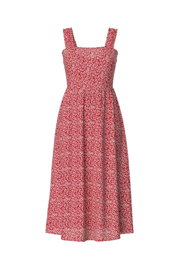 PCNYA S/L MIDI DRESS