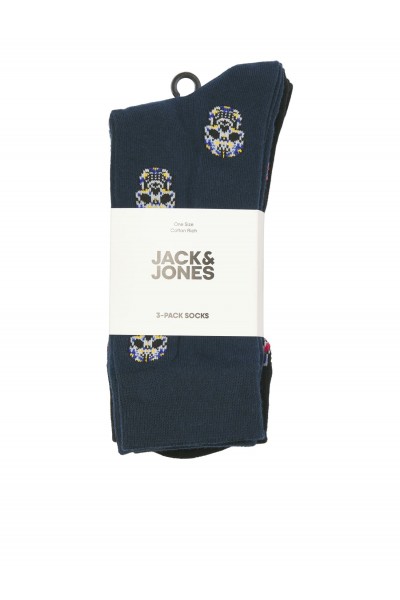 JACMURPHY SKULL SOCKS 3 PACK 2