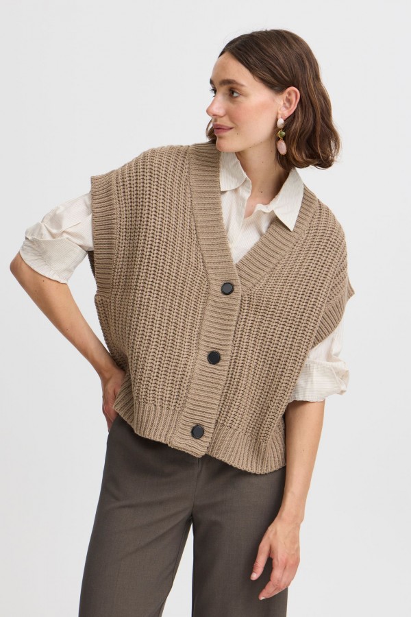 BYOTINKA KNIT WAISTCOAT