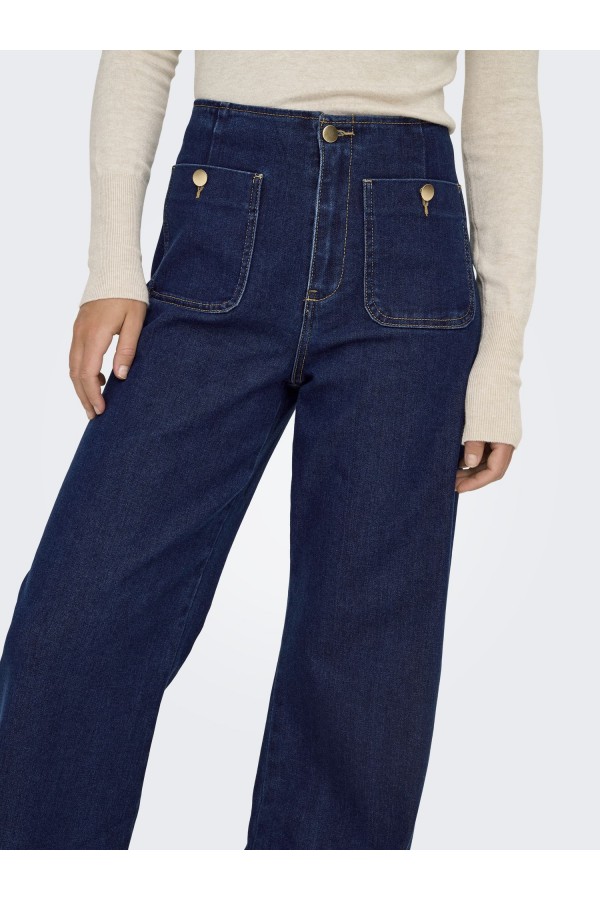 ONLMADELINE JEANS HW WD POCKET GUA113