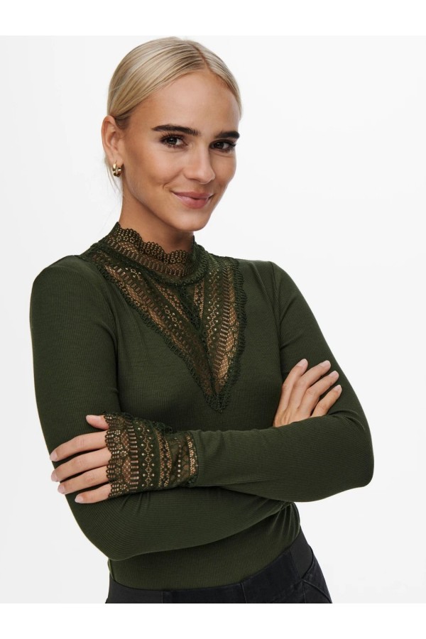 ONLTILDE L/S LACE TOP