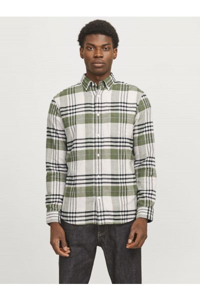 JPRBLUNORRIS FLANNEL L/S SHIRT