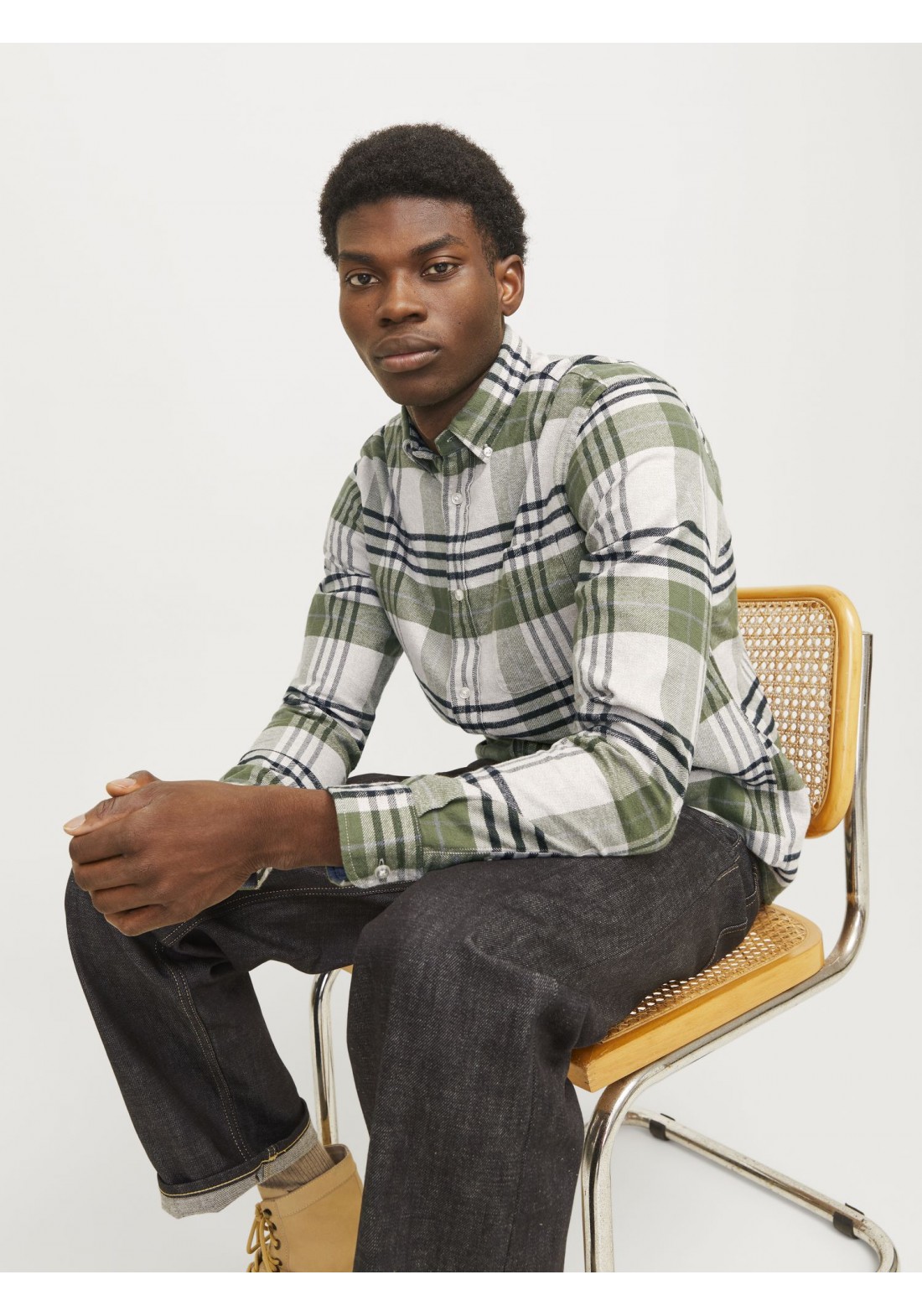 JPRBLUNORRIS FLANNEL L/S SHIRT JPRBLUNORRIS FLANNEL L/S SHIRT