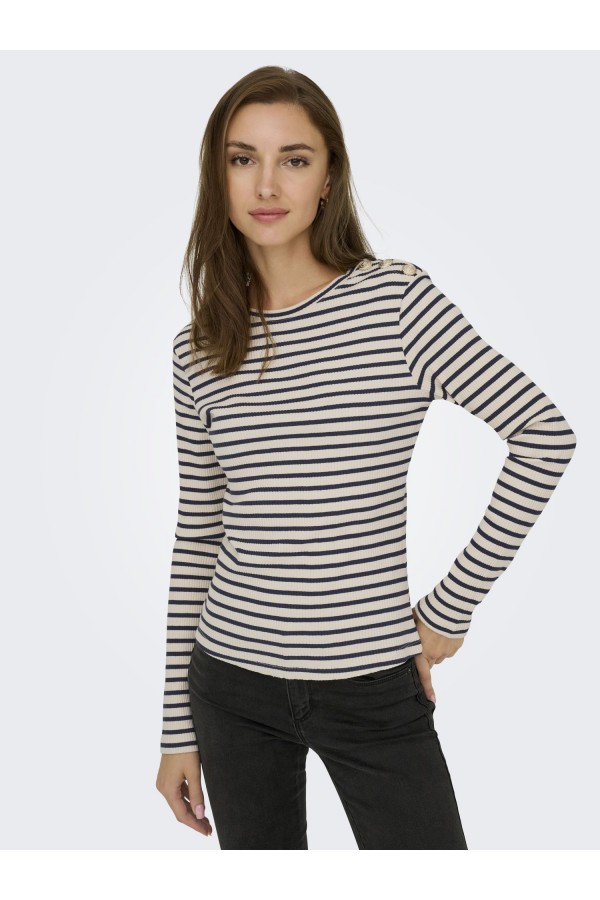 JDYKATO L/S O-NECK TEE