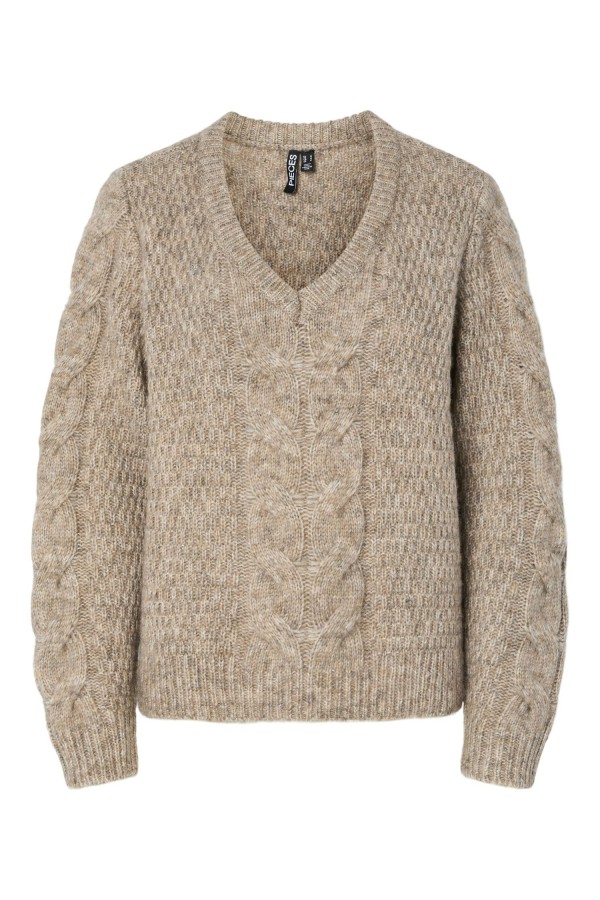 PCNINA L/S V-NECK KNIT