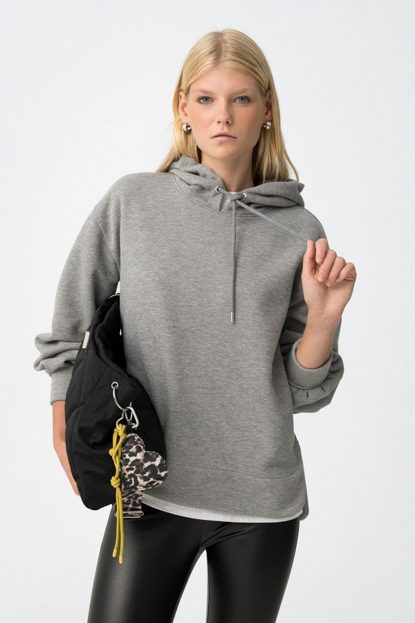 GREY SWEAT O-NECK