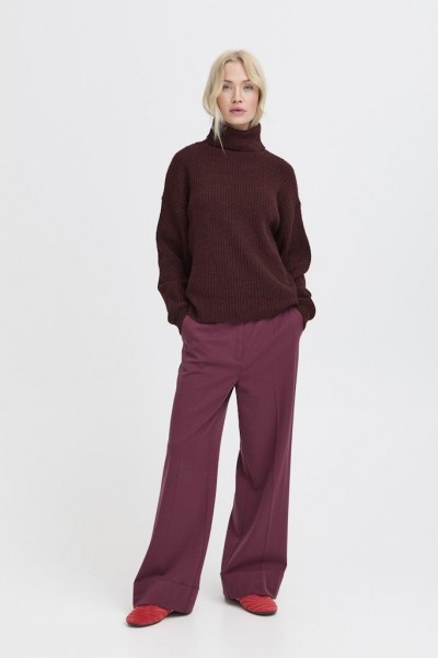 BYONEMA L/S ROLL NECK KNIT 2