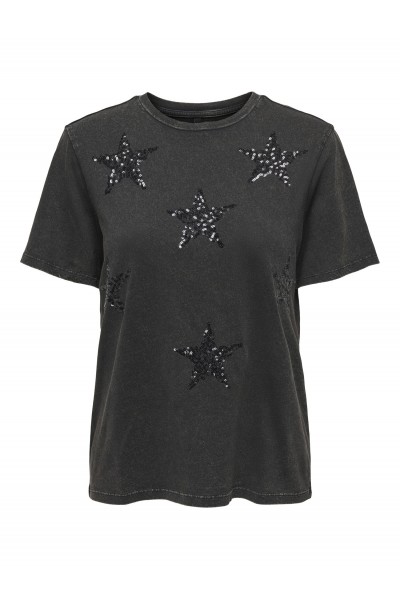 ONLLUCY NOAH SEQUIN S/S TOP