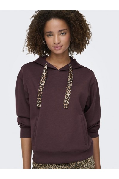 ONLALINA LEO DETAIL HOOD SWEAT