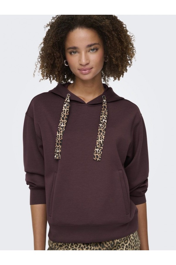 ONLALINA LEO DETAIL HOOD SWEAT