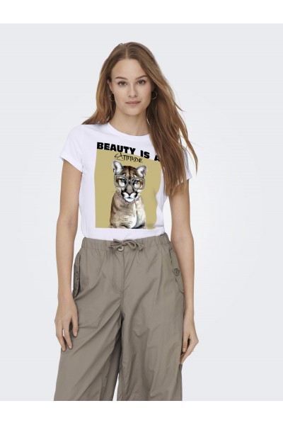 ONLVIBE S/S GLASSES TEE 2