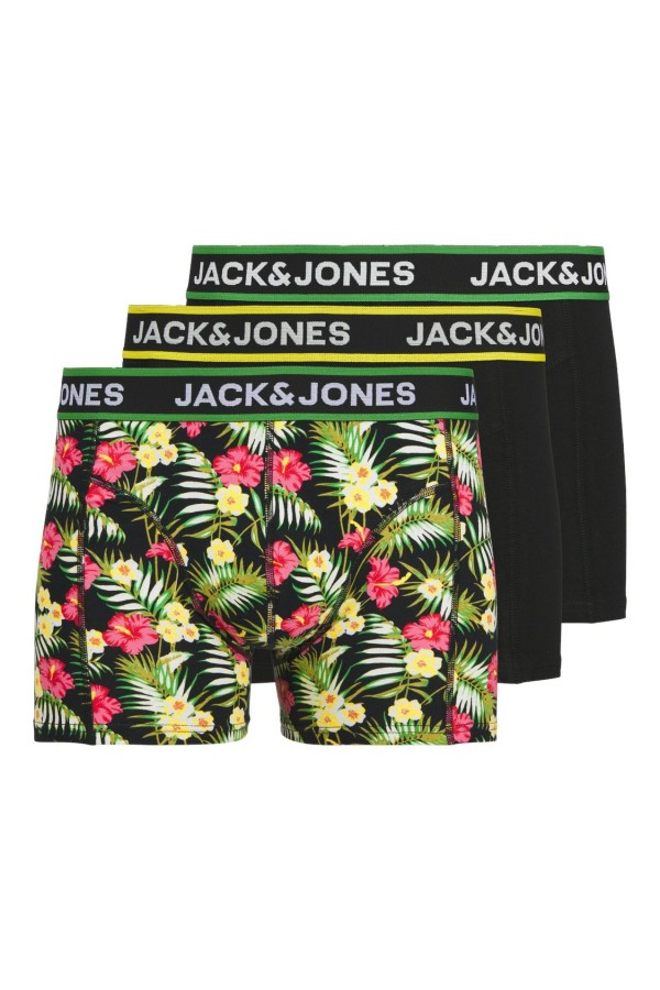 JACPINK FLOWERS TRUNKS 3 PACK