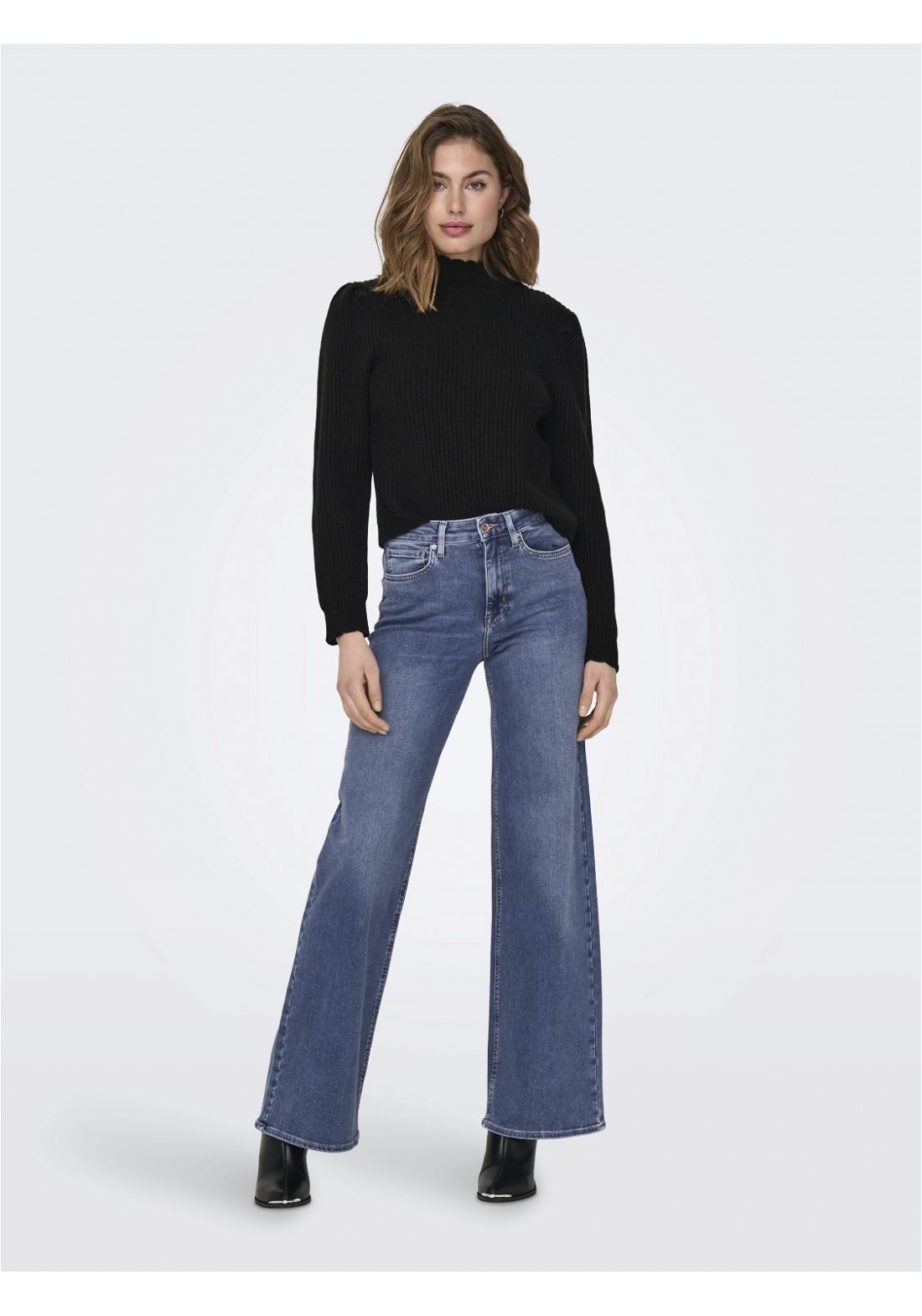 ONLMADISON BLUSH HW WIDE CRO372 JEANS ONLMADISON BLUSH HW WIDE CRO372 JEANS