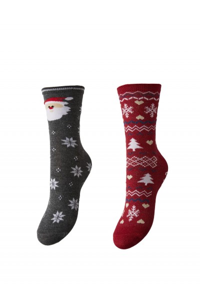 PCALIA GLITTER SOCKS 2-PACK 2